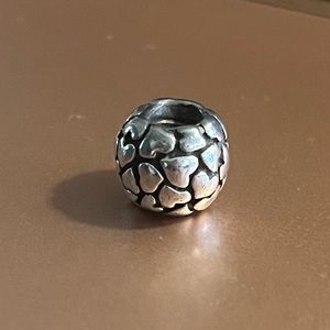 Authentic Pandora mini hearts charm